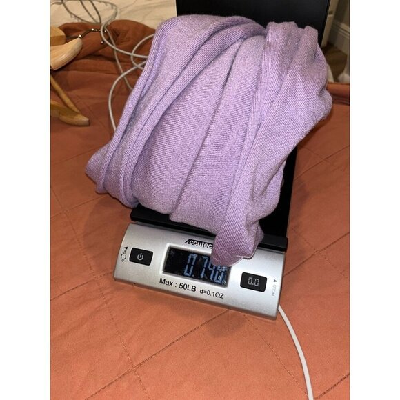 J.Jill Lavender Long Sleeve One Button Wool Blend Cardigan Sweater Women's Size - Picture 8 of 8